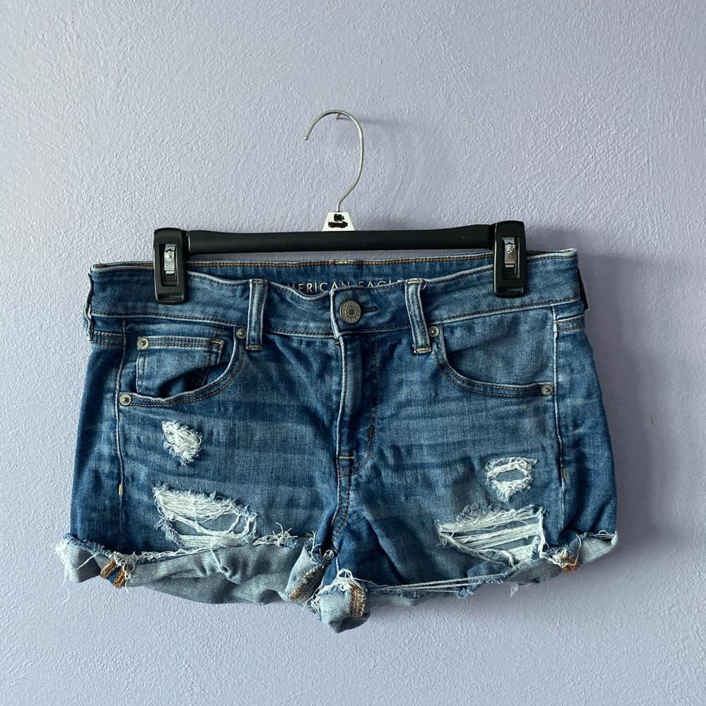 american eagle jean shorts